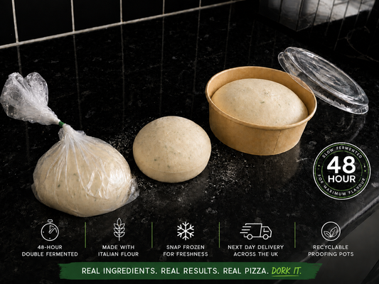 Italian Herb Authentic Ready Made Neapolitan Pizza Dough Balls - Dough Dorks