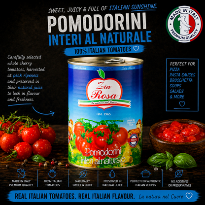 Zia Rosa Pomodorini Interi al Naturale - Cherry Tomatoes
