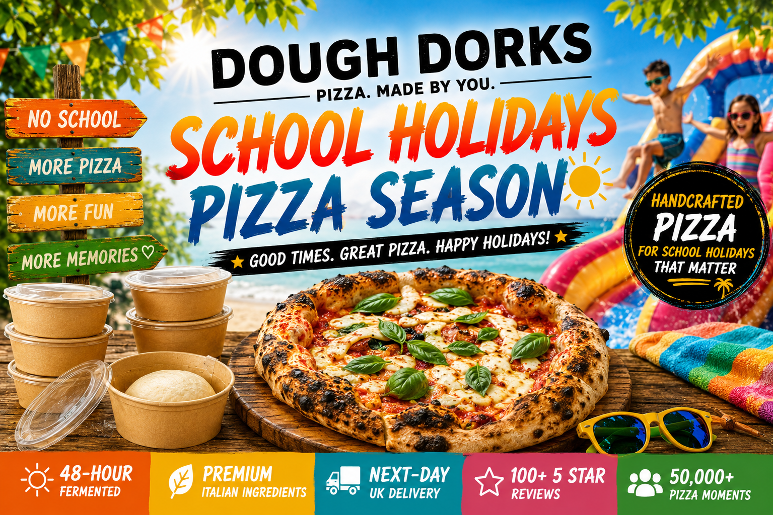 Dough Dorks summer holidays 