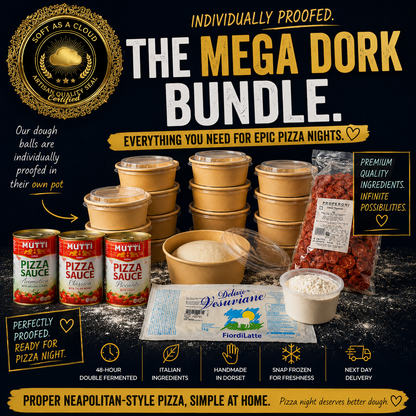 The Mega Dork Ultimate Artisan Pizza Bundle | Neapolitan Pizza Kit | Dough Dorks