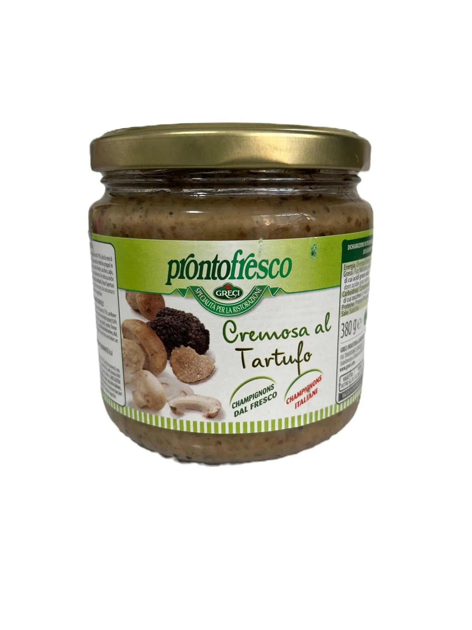 Greci Prontofresco Cremosa al Tartufo 380g - Dough Dorks