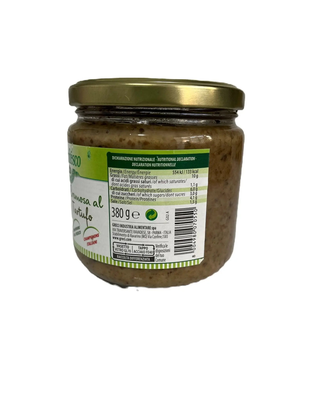 Greci Prontofresco Cremosa al Tartufo 380g - Dough Dorks - product image 3