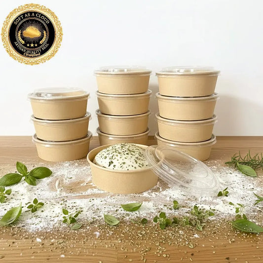 Italian Herb Authentic Ready Made Neapolitan Pizza Dough Balls - Dough Dorks