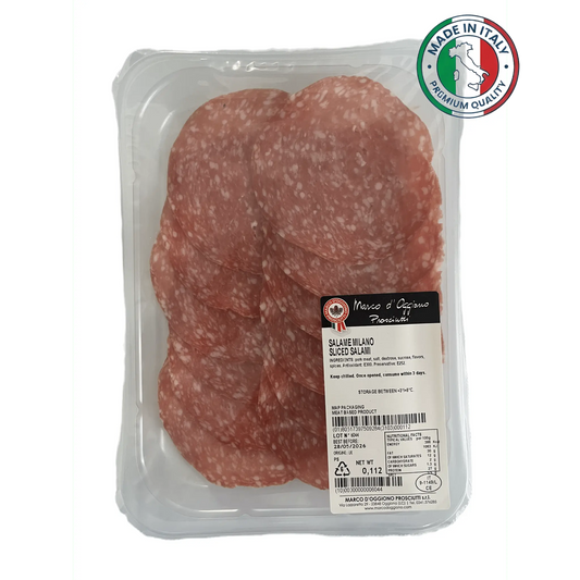 Marco d’Oggiono Prosciutti – Salame Milano Sliced Salami 100g - Dough Dorks