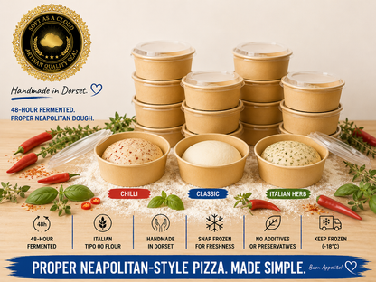 Mixed Neapolitan Pizza Dough Balls 24 Box| Triple Flavour Box