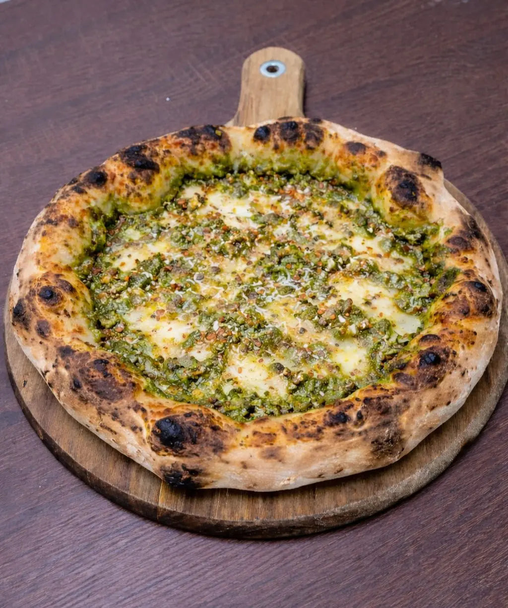 Pesto Neapolitan Pizza | Dough Dorks - Dough Dorks