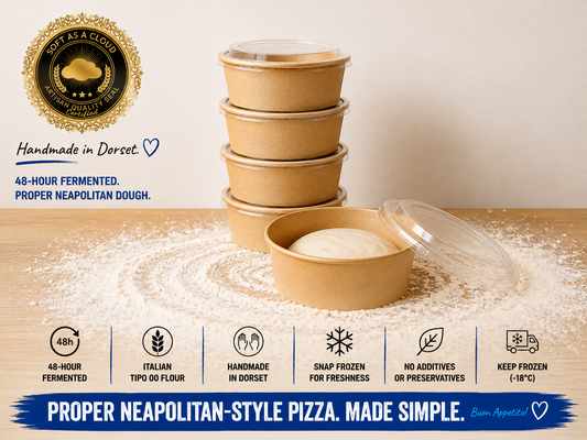 Tester Pack - Neapolitan Pizza Dough Balls Box of 4 - Dough Dorks