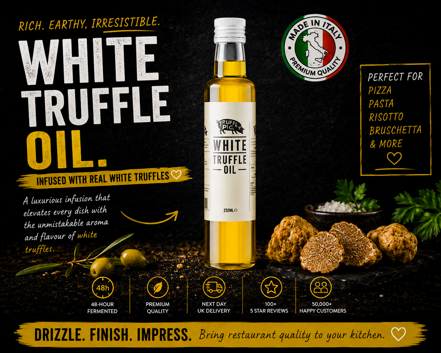 Truffle Pig White Truffle Oil – 250ml