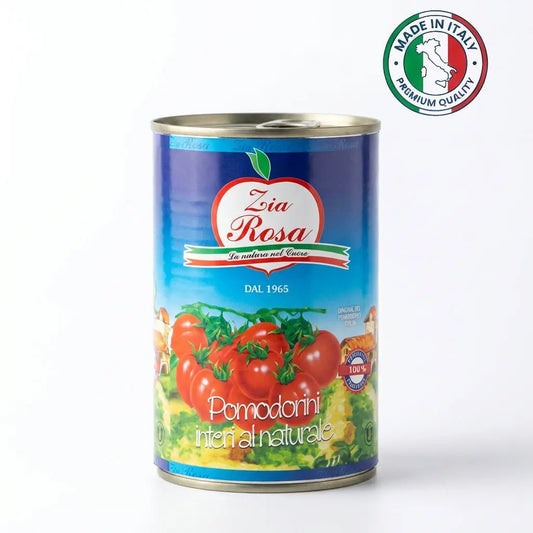 Zia Rosa Pomodorini Interi al Naturale (Whole Cherry Tomatoes in Tomato Juice) - Dough Dorks